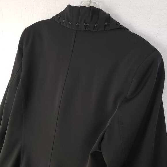 JAVIER SIMORRA Barcelona Blazer Jacket Black size 6 Preppy Y2K - Picture 12 of 16